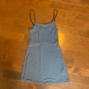 Urban Outfitters Blue Plaid Dress